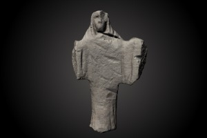 Limestone Dancing Statuette