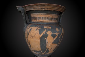 Cratere a colonnette attico a figure rosse