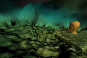 Test underwater sculpture